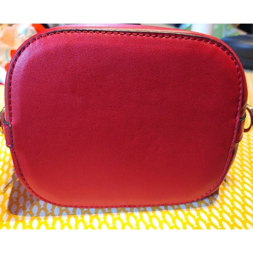 BNWOT Topshop Red Drawstring Bucket Bag, w.Handle + Strap, Immaculate Condition - Picture 6 of 16